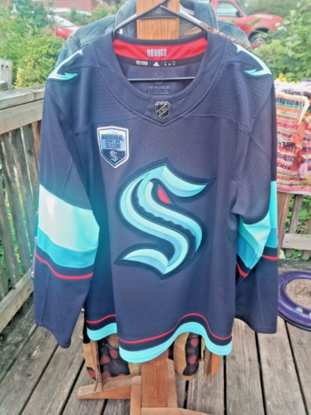 Seattle Kraken Home Authentic NHL Hockey Jersey by Adidas (52)